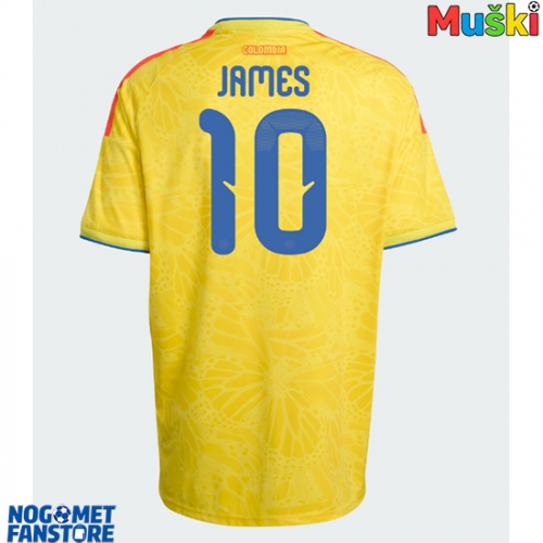 Kolumbija James Rodriguez #10 Domaci Dres SP 2026 Kratak Rukav
